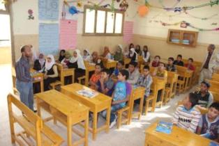 Desks from Better Life for a Preparatory School in Minia